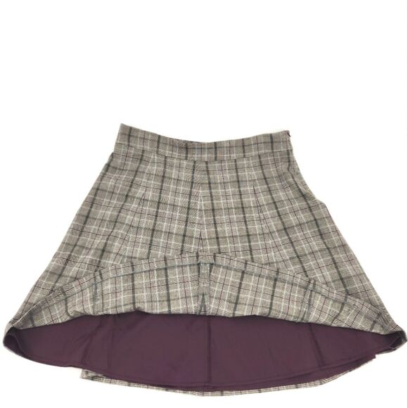 Covington Knee Length Skirt Women Size 16 Plaid Houndstooth Academia Twee Preppy - Picture 2 of 8